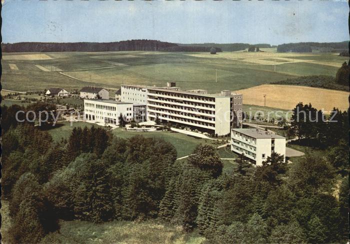 Bad Woerishofen Fliegeraufnahme Sanatorium der Landesversicherungsanstalt
