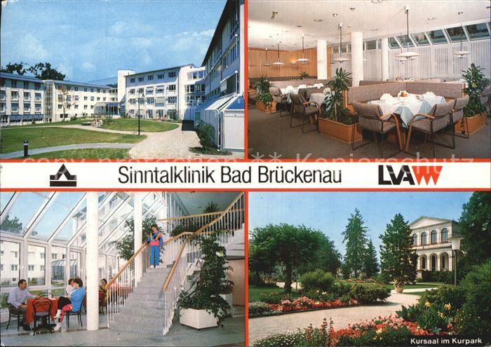 Bad Brueckenau Sinntalklinik Aussenansicht Kurpark Treppenhaus Speisesaal