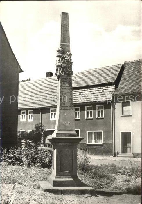 Graefenhainichen Postmeilensaeule