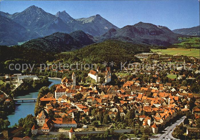 Fuessen Allgaeu Fliegeraufnahme