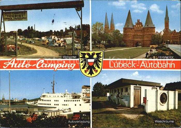 LueBECK  CITY Campingplatz Autoverladung Holstentor Waschraeume
