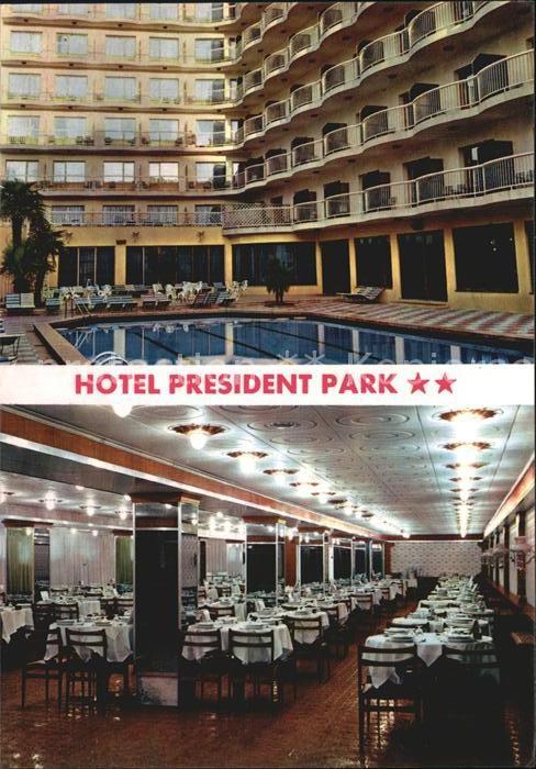 Lloret de Mar Hotel President Park Pool Speisesaal