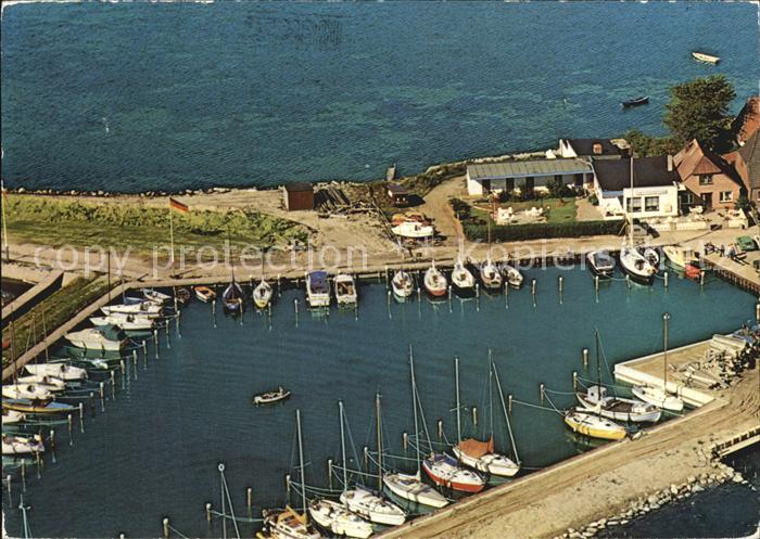 Lemkenhafen Fliegeraufnahme Hotel Pension Meeresfrieden