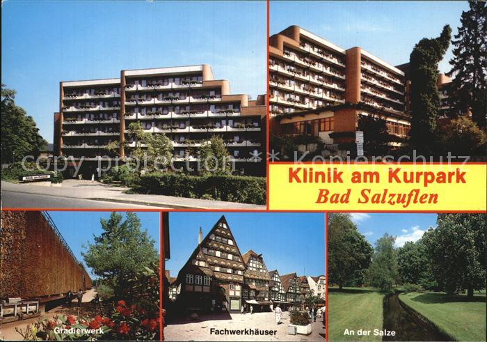 Bad Salzuflen Gradierwerk Fachwerkhaeuser An der Salze