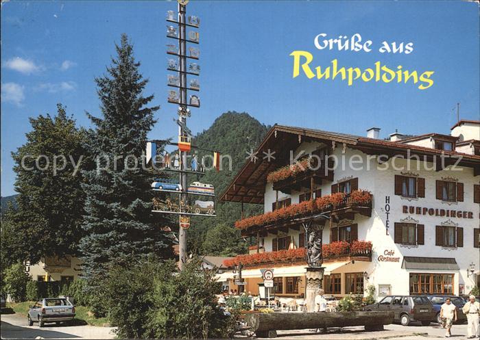 Ruhpolding Bayern Teilansicht