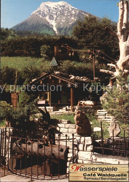 Ramsau Berchtesgaden Cafe Waldquelle Brotzeitstueberl