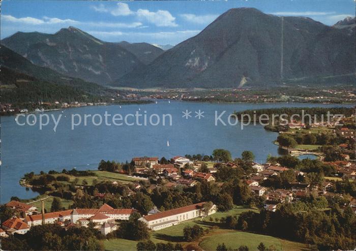 Bad Wiessee Fliegeraufnahme mit Wallberg und Bodenschneid