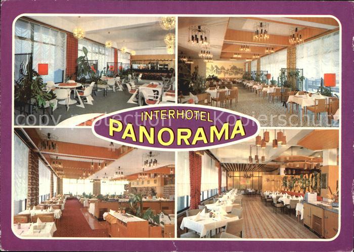 Oberhof Thueringen Interhotel Panorama  Klubbar Restaurant Rennsteig und Thuerin