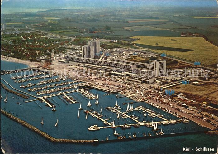 KIEL  CITY Fliegeraufnahme Olympia Hafen und Olympia Zentrum