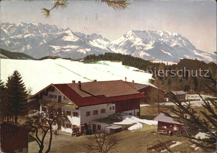 Reit Winkl Blick zum Wilden Kaiser