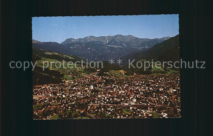 Dornbirn Vorarlberg Fliegeraufnahme mit Firstgruppe