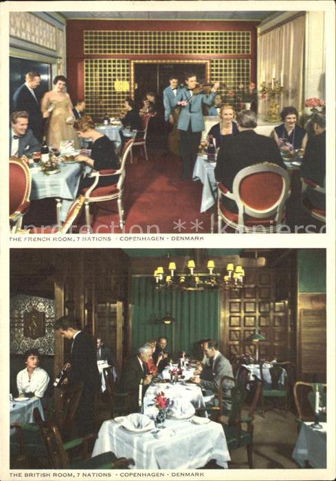 Copenhagen Kobenhavn The French Room The British Room 7 Nations