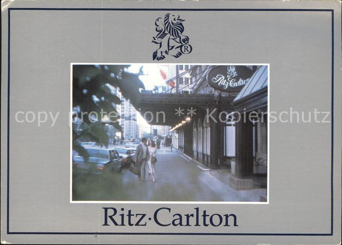 Montreal Quebec Ritz Carlton Hotel