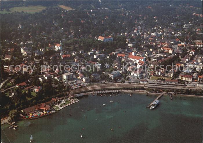 Starnberg Starnbergersee Bayern Fliegeraufnahme