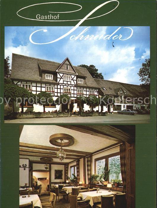 Schmallenberg Gasthaus Schneider