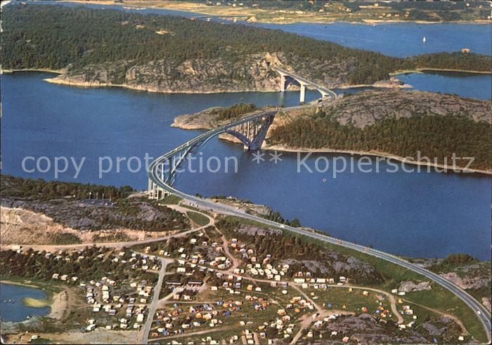 Tjoern Fliegeraufnahme mit Bruecken