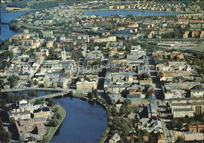 Karlstad Varmlands Lan Fliegeraufnahme