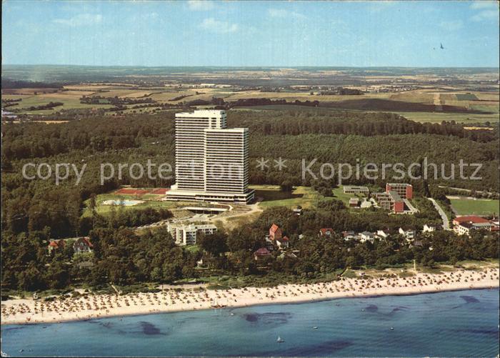 Timmendorfer Strand Fliegeraufnahme mit Strand