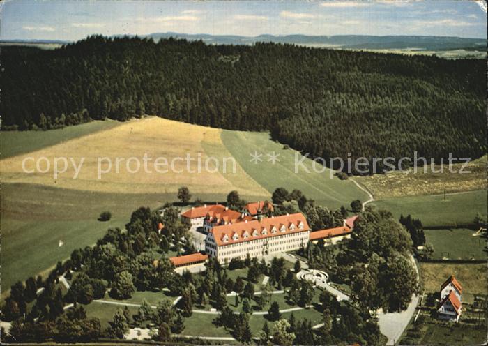Bad Duerrheim Fliegeraufnahme Kuranstalt der Bundesbahn-Betriebskrankenkasse