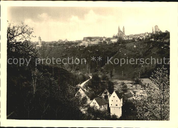 Rothenburg Tauber Blick von Engelsburg mit mit Tapplerschloesschen