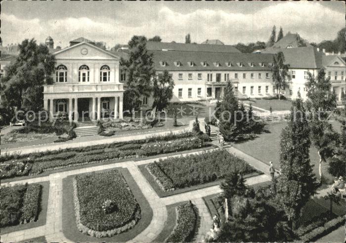 Bad Salzuflen Rosengarten mit Badehaeusern