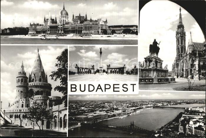 Budapest Stadtansichten Bruecken Kirche Denkmal