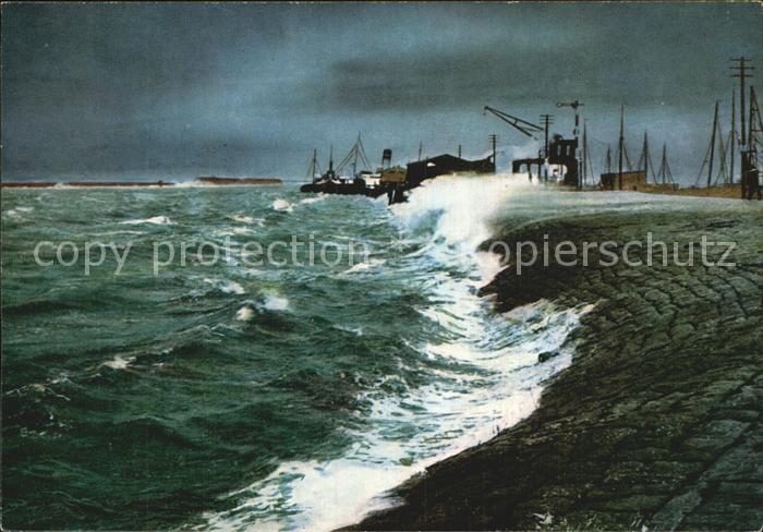 Norddeich Ostfriesland Sturmflut