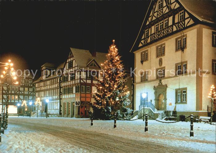 Rotenburg Fulda Marktplatz und Rathaus