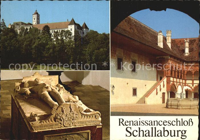 Loosdorf Renaissanceschloss Aussenansicht Arkadenhof  Hochgrab des Wilhelm von L