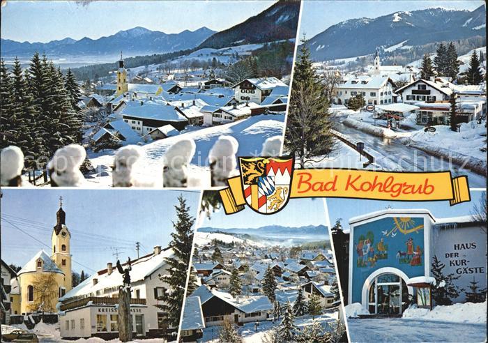 Bad Kohlgrub Teilansicht Kirche Haus der Kurgaeste