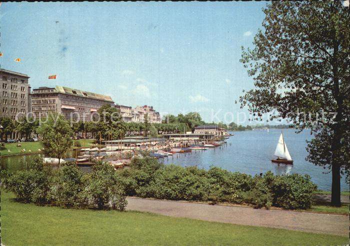 HAMBURG  CITY Partie an der Aussenalster