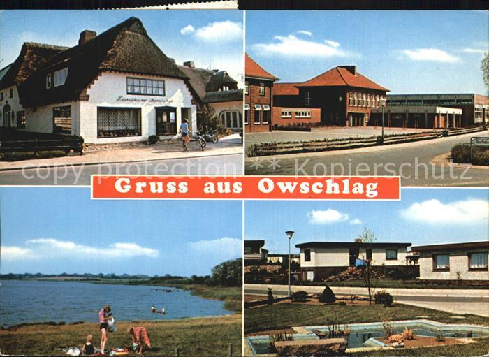 Owschlag Stadtansichten Badestelle am See Teich