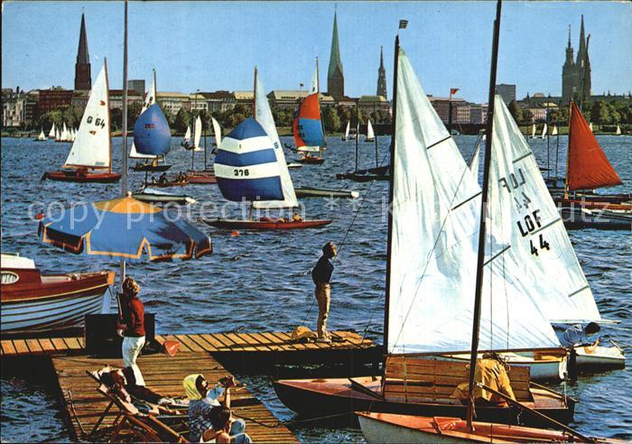 HAMBURG  CITY Aussenalster und Dtadtpanorama