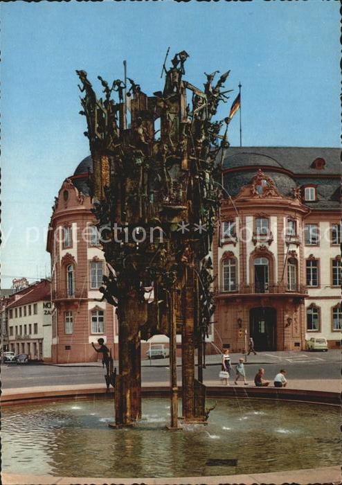 Mainz Rhein Fastnacht-Brunnen