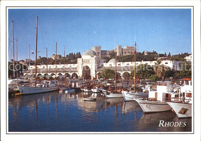 Rhodes Rhodos Greece Hafen