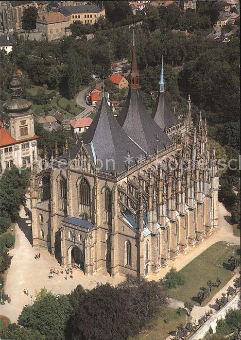 Kutna Hora Barbarakirche Fliegeraufnahme