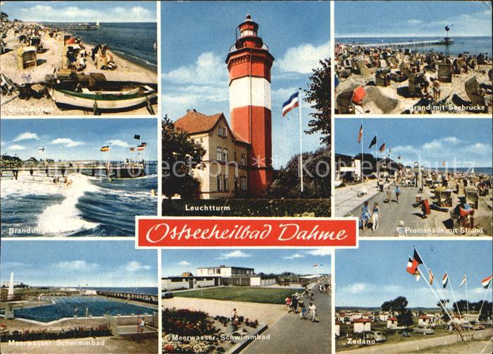 Dahme Ostseebad Leuchtturm Schwimmbad Promenade