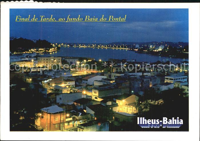 Ilhéus Panorama Nachtaufnahme