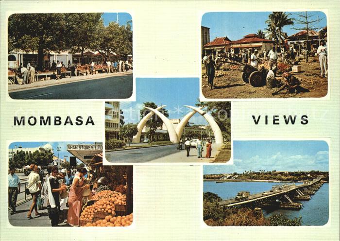 Mombasa Markt Bruecke Hauptstrasse