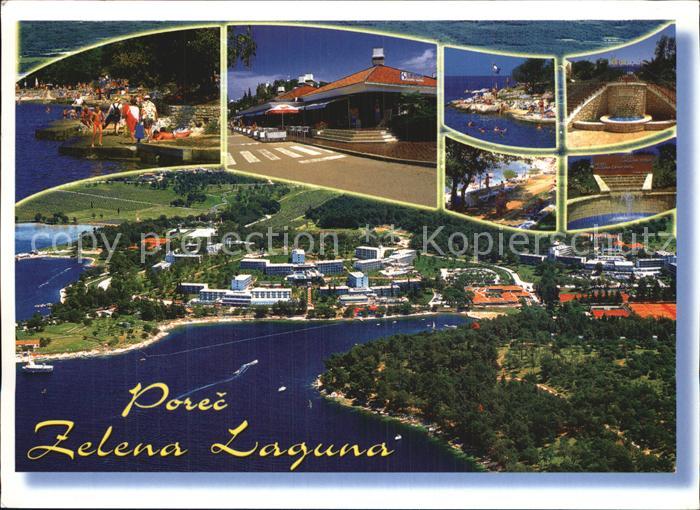 Porec Fliegeraufnahme Teilansicht Hafen