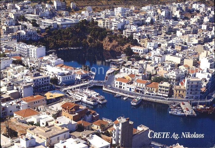 Nikolaos Agios Kreta Fliegeraufnahme