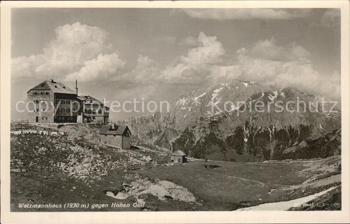 Watzmannhaus gegen Hohen Goell
