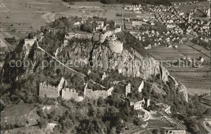 Hohentwiel Fliegeraufnahme Burg