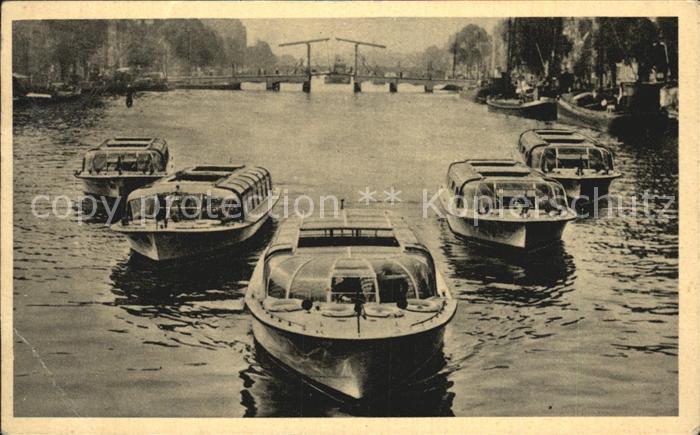 Amsterdam Niederlande Rederij J.H. Bergmann Ausflugsschiffe