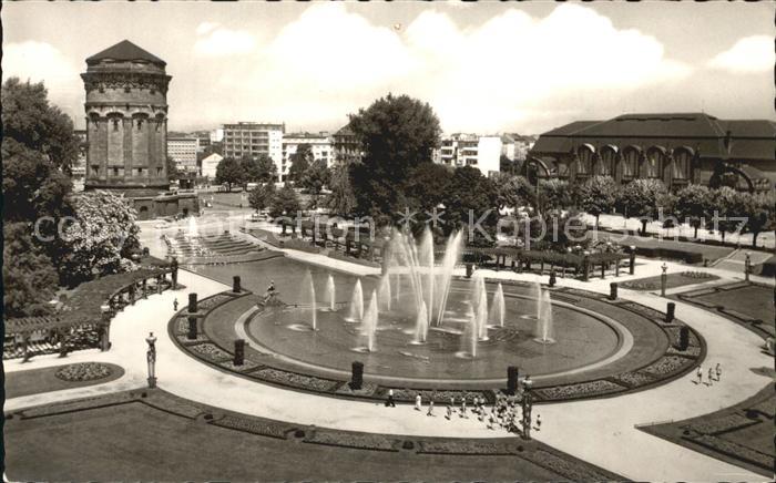 MANNHEIM BW Friedrichsplatz Wasserturm