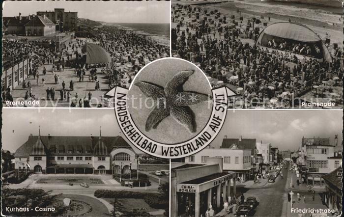 Westerland Sylt Promenade Friedrichstrass Kurhaus Casino