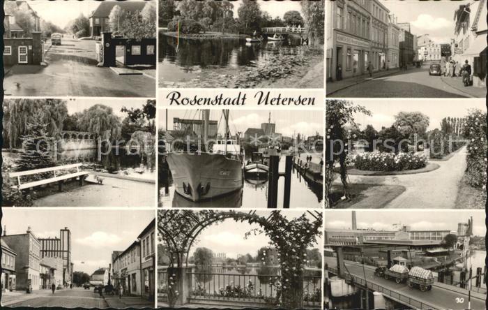 Uetersen Rosenstadt Bruecke Hafen