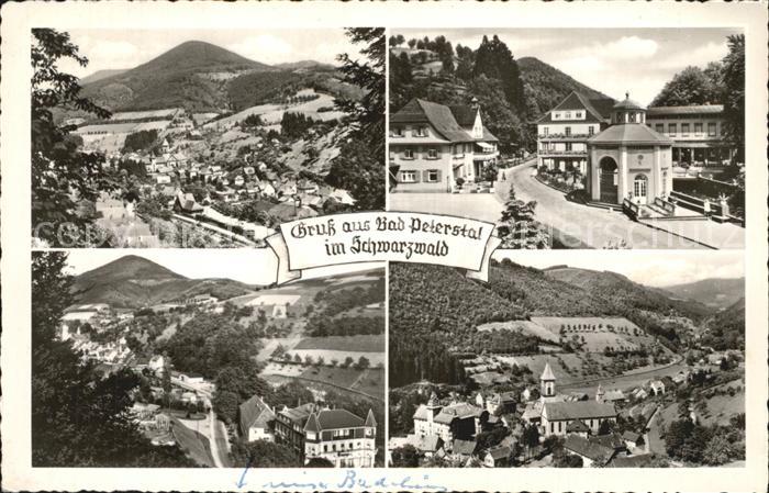 Bad Peterstal-Griesbach Fliegeraufnahme Ortspartien