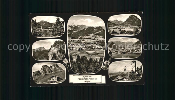 Pfronten Ostallgaeu Bayern Hochalm Seilbahn Steinach