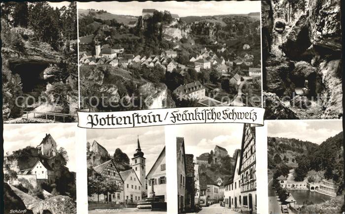 Pottenstein Oberfranken Schloss Ortspartien